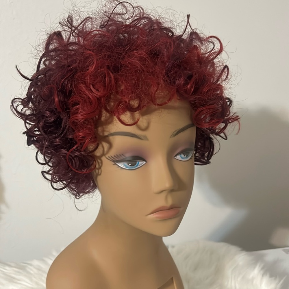 Red Curly Hair 💕.  NWT.  OS